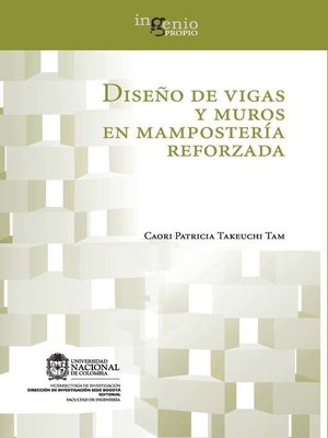 cover image of Diseño de vigas y muros en mamposteria reforzada
